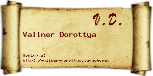 Vallner Dorottya névjegykártya