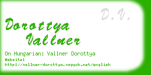 dorottya vallner business card